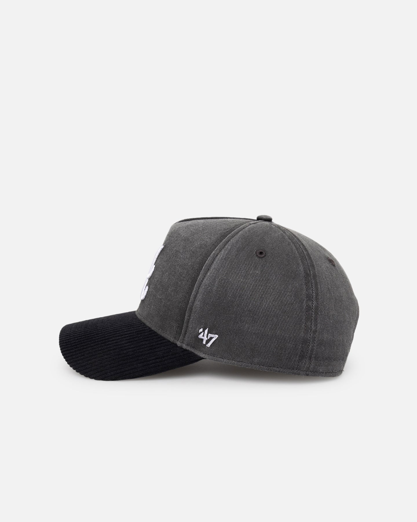 47 Brand Atlanta Braves 'Apollo Corduroy' Offside DT Snapback Black